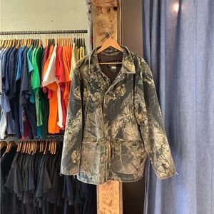 Vintage Natural Habitat Camouflage Outerwear Jacket